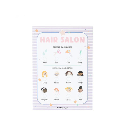 Hair Salon Pretend Play Pad